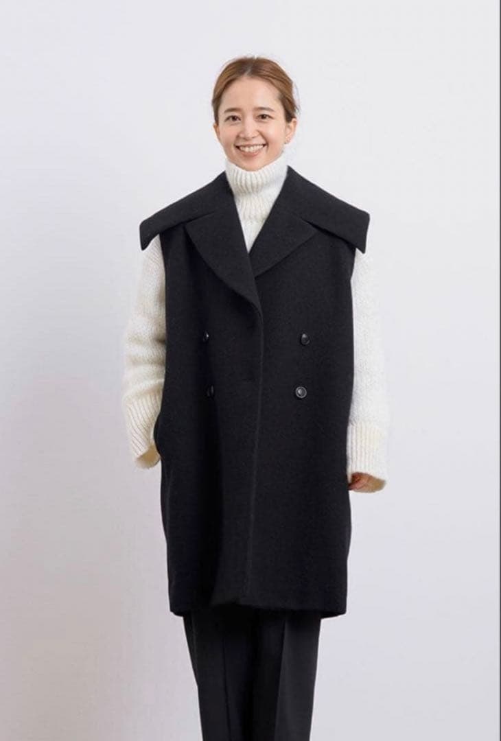 yori ヨリ ポコポコビッグカラージレ 36 新品