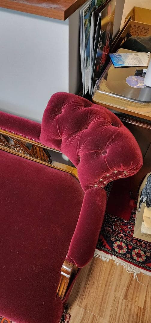 イギリス 1910年頃 シェーズロング アンティーク 張替済 長椅子