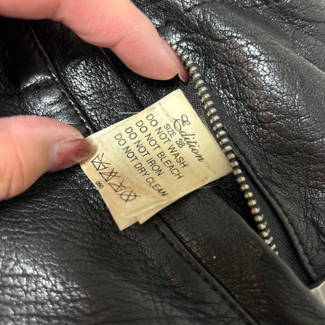 Tomorrowland Edition レザー　ダウンベスト　サイズ38 羊革