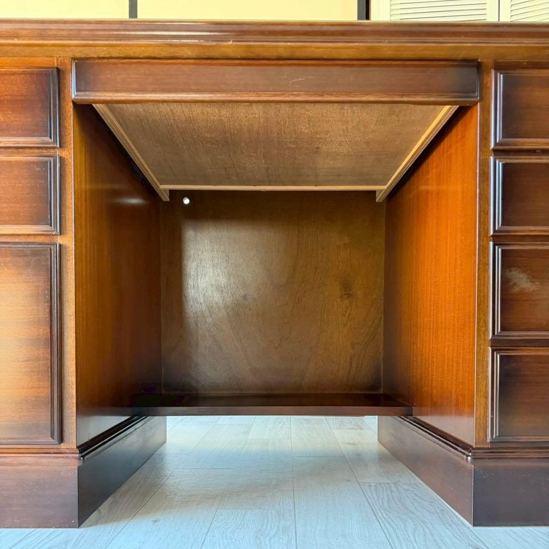 カリモク Karimoku 両袖机 エグゼクティブデスク 書斎机 ワークデスク