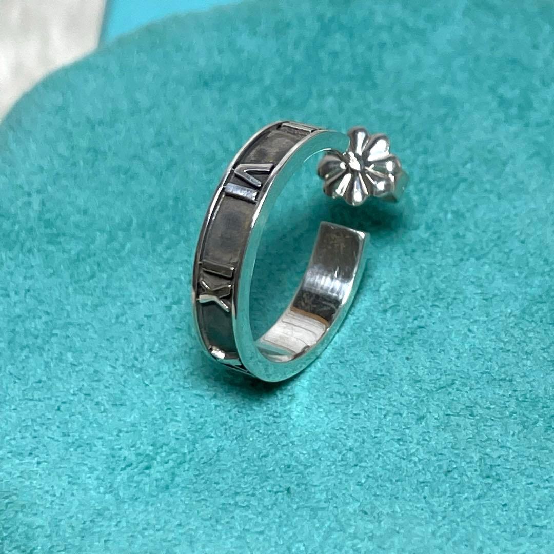 TIFFANY&Co.ティファニー　アトラスフープピアス　925 燻