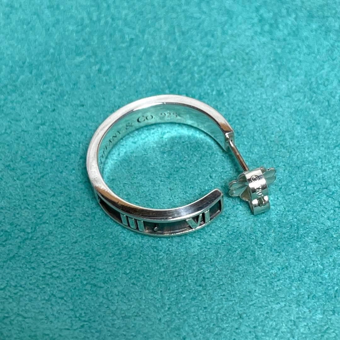TIFFANY&Co.ティファニー　アトラスフープピアス　925 燻
