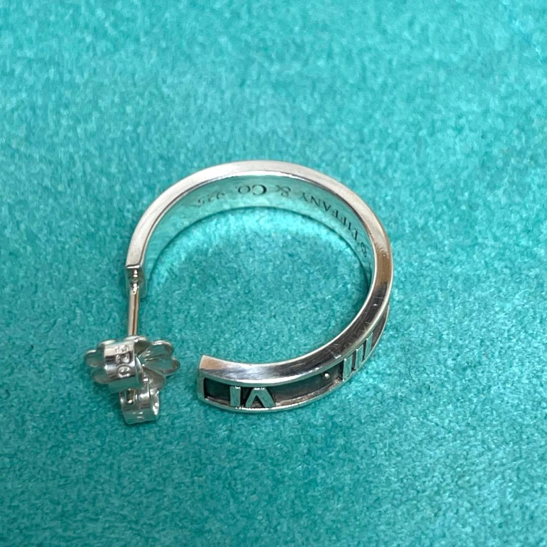 TIFFANY&Co.ティファニー　アトラスフープピアス　925 燻