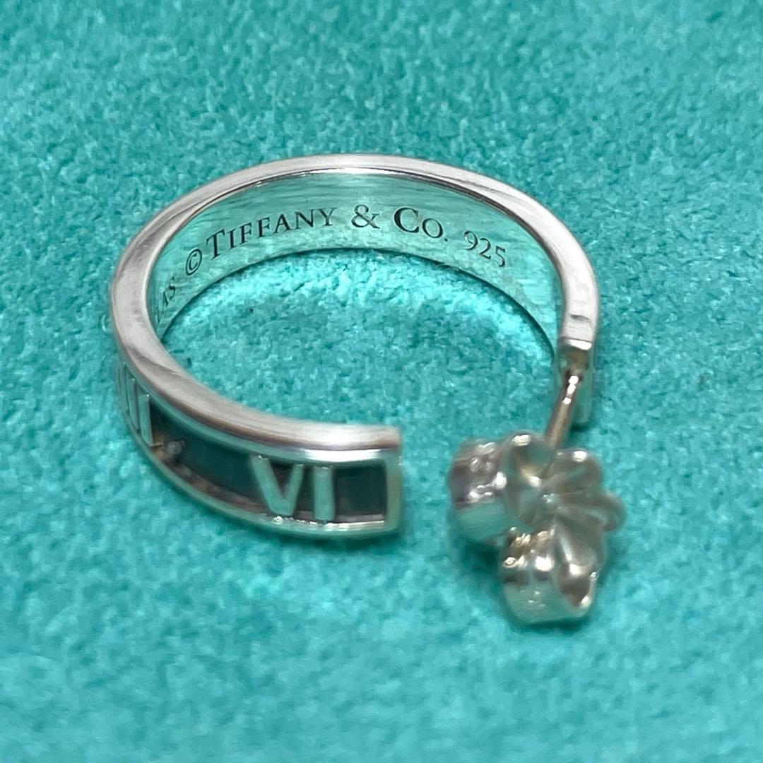 TIFFANY&Co.ティファニー　アトラスフープピアス　925 燻