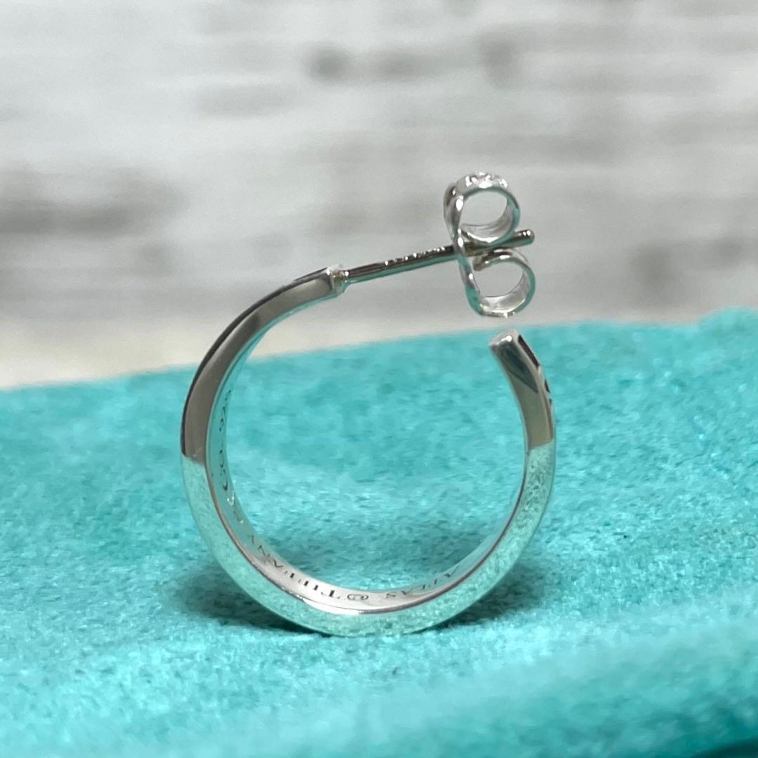TIFFANY&Co.ティファニー　アトラスフープピアス　925 燻