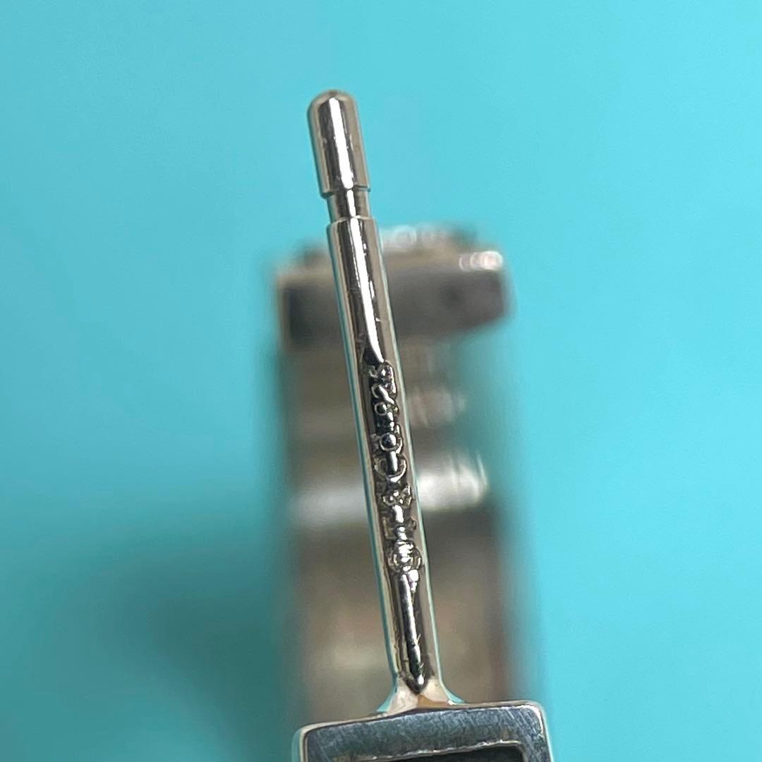 TIFFANY&Co.ティファニー　アトラスフープピアス　925 燻