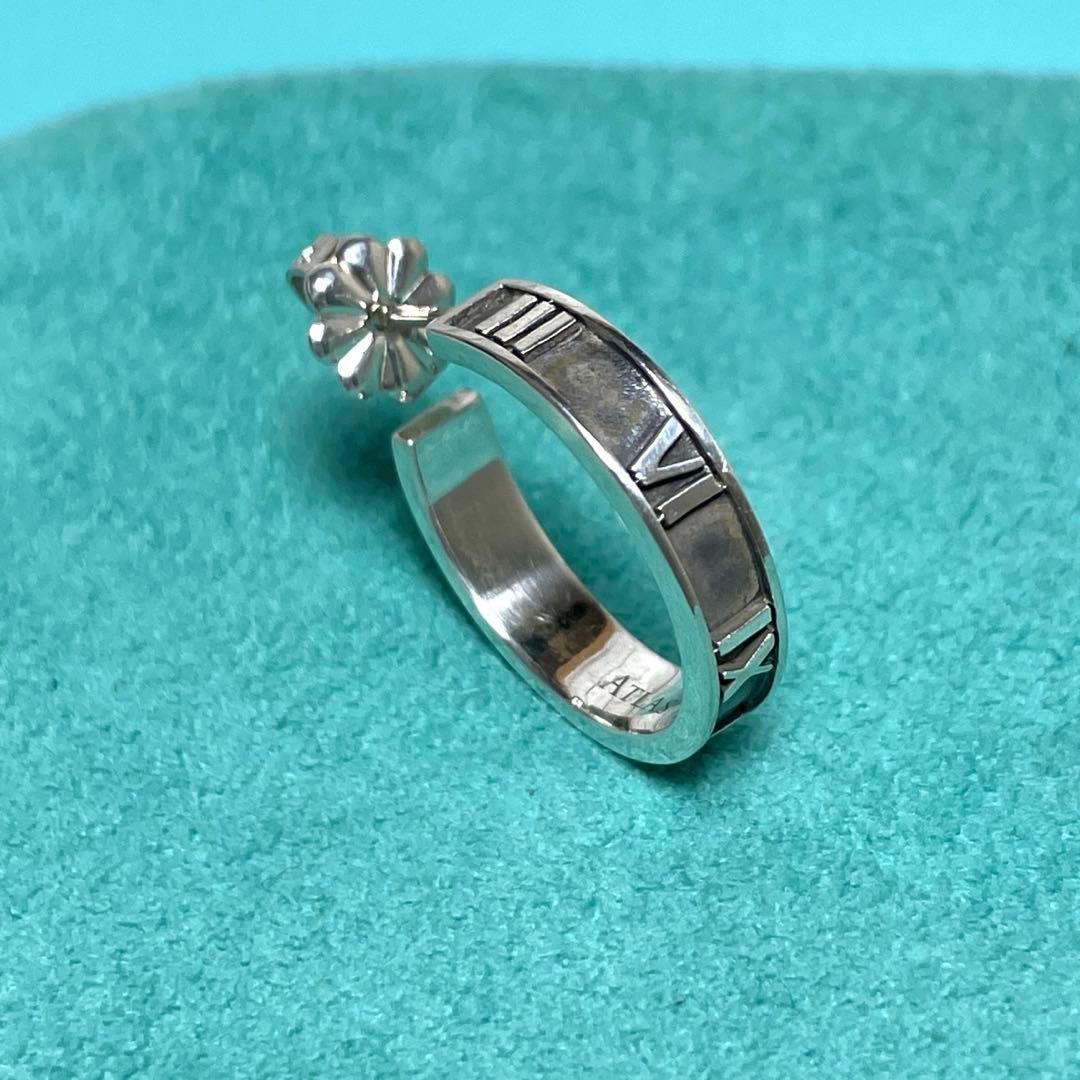 TIFFANY&Co.ティファニー　アトラスフープピアス　925 燻