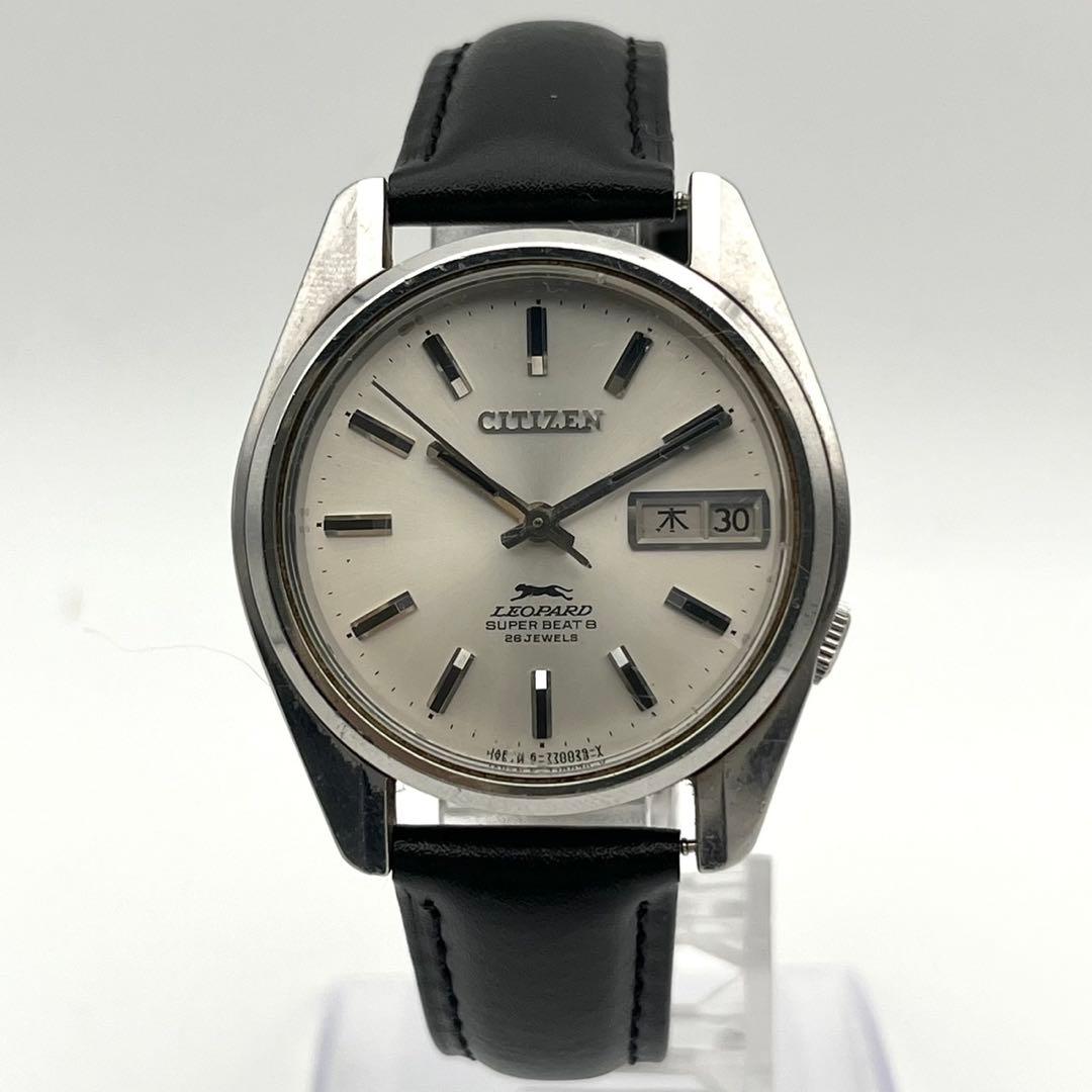 【稼働】CITIZEN LEOPARD スーパービート8 自動巻き 腕時計