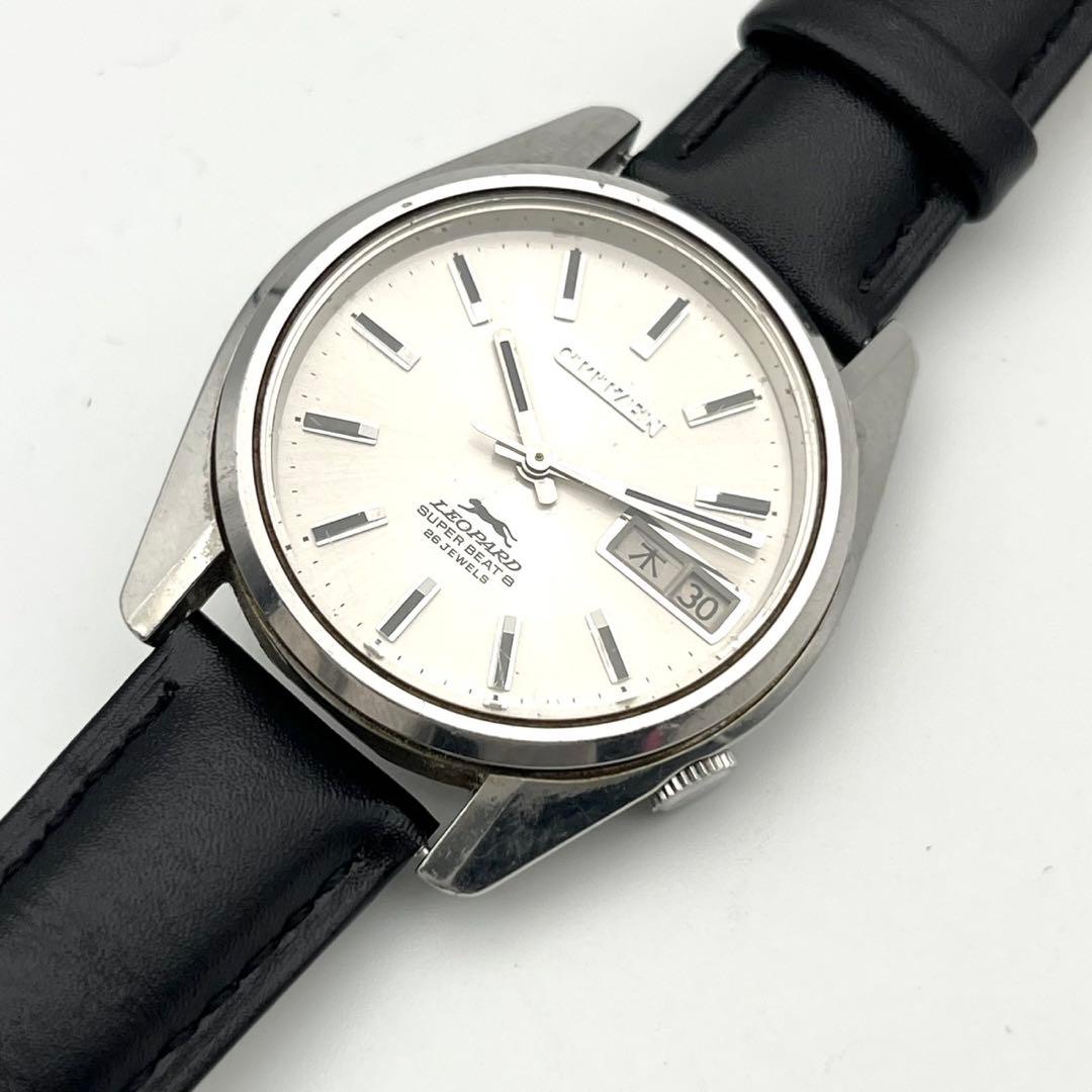 【稼働】CITIZEN LEOPARD スーパービート8 自動巻き 腕時計