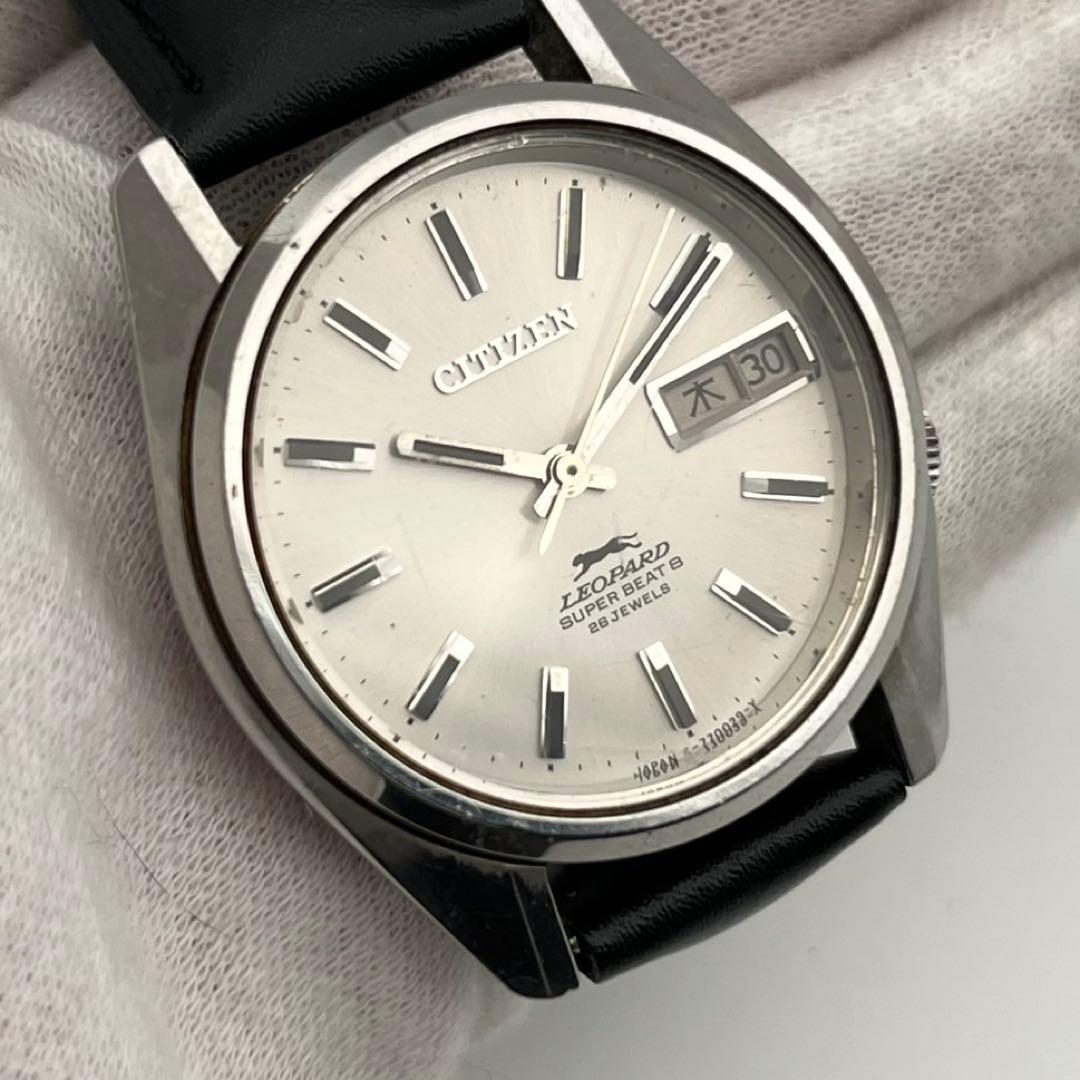 【稼働】CITIZEN LEOPARD スーパービート8 自動巻き 腕時計