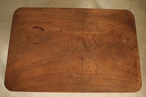 古い木製無垢材のテーブル　ちゃぶ台　座卓　古家具