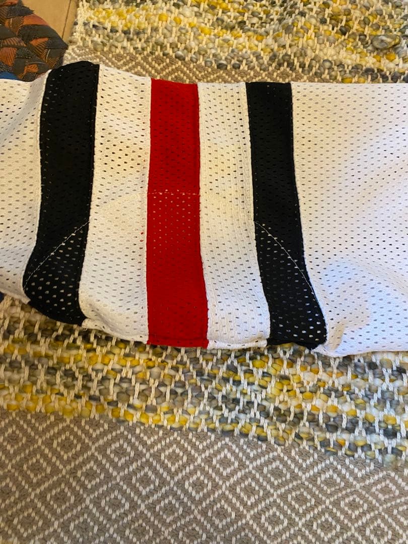 【珍品】メッシュ地　フットボールT 90s00s