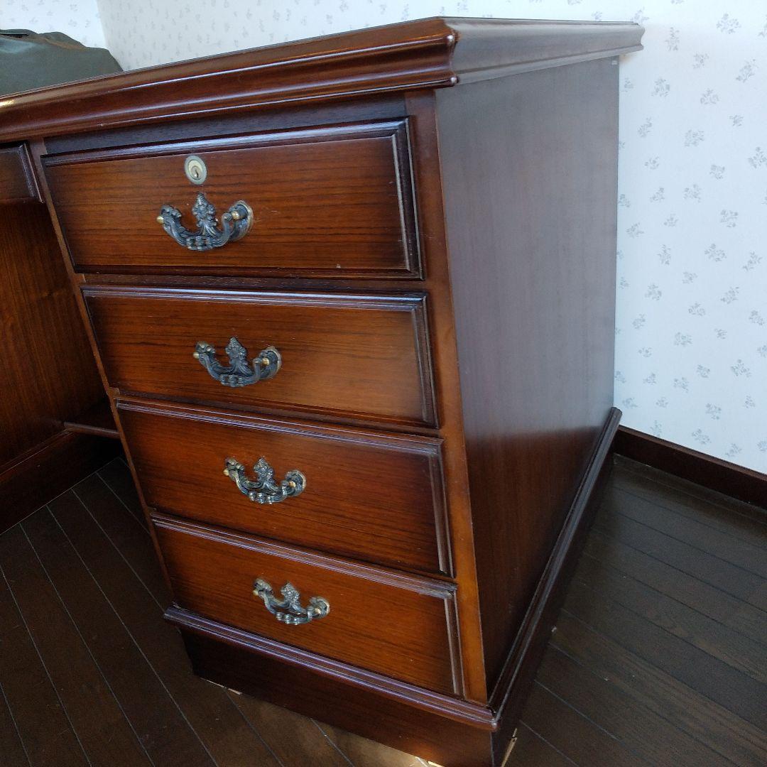 カリモク製　書斎デスク