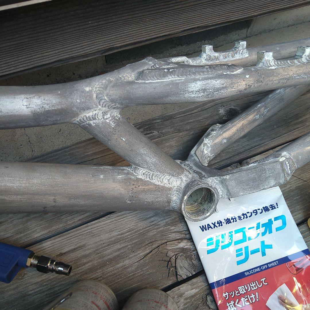 Dob 20インチ BMX系バイクフレーム 塗装セット サンドブラスター付き