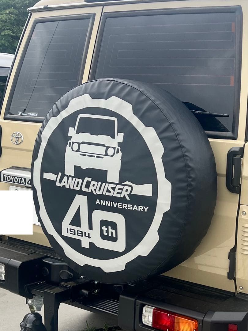 再再販ランクル70タイヤカバー40周年限定