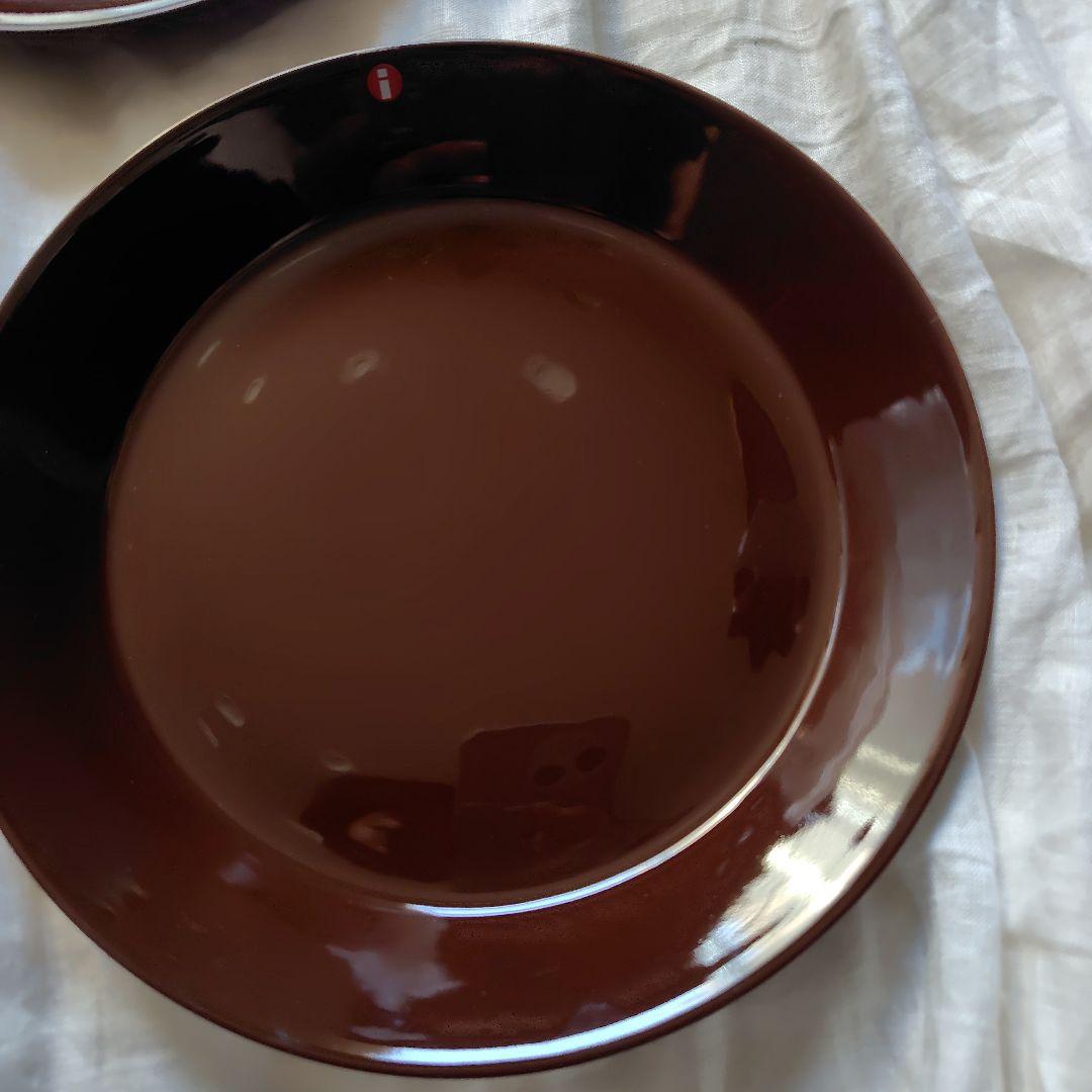 新品　イッタラ ティーマ 21cmプレート ブラウン　5枚セット