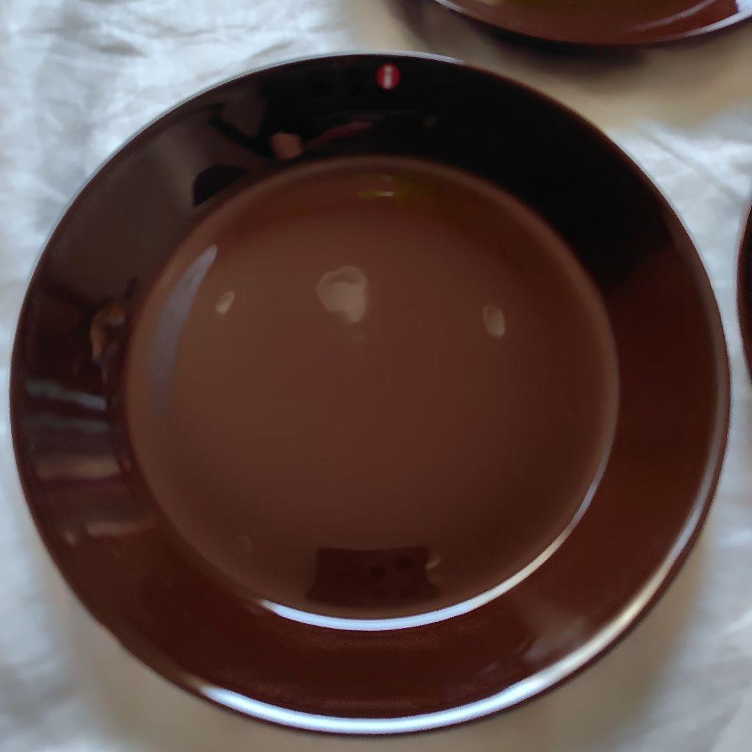 新品　イッタラ ティーマ 21cmプレート ブラウン　5枚セット