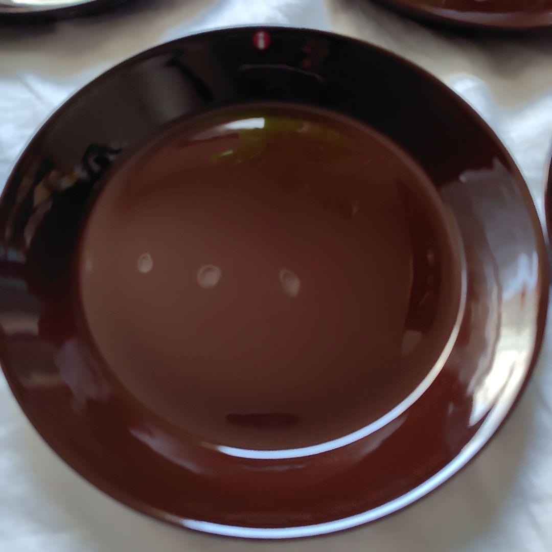 新品　イッタラ ティーマ 21cmプレート ブラウン　5枚セット