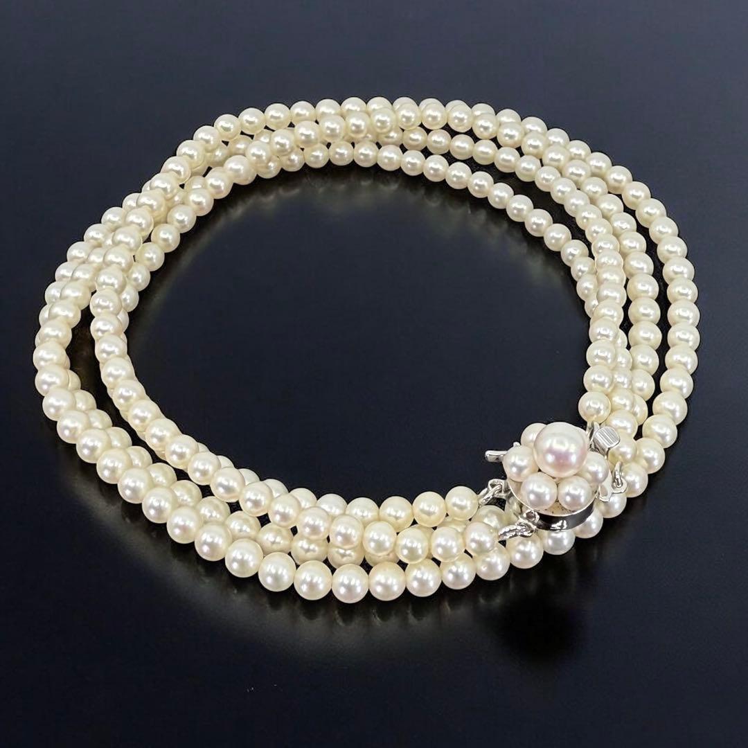 【最高峰】タサキ　ベビーパール　アコヤ　本真珠　2連　ネックレス