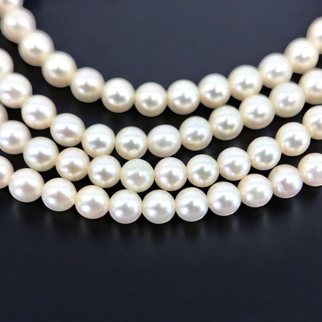 【最高峰】タサキ　ベビーパール　アコヤ　本真珠　2連　ネックレス