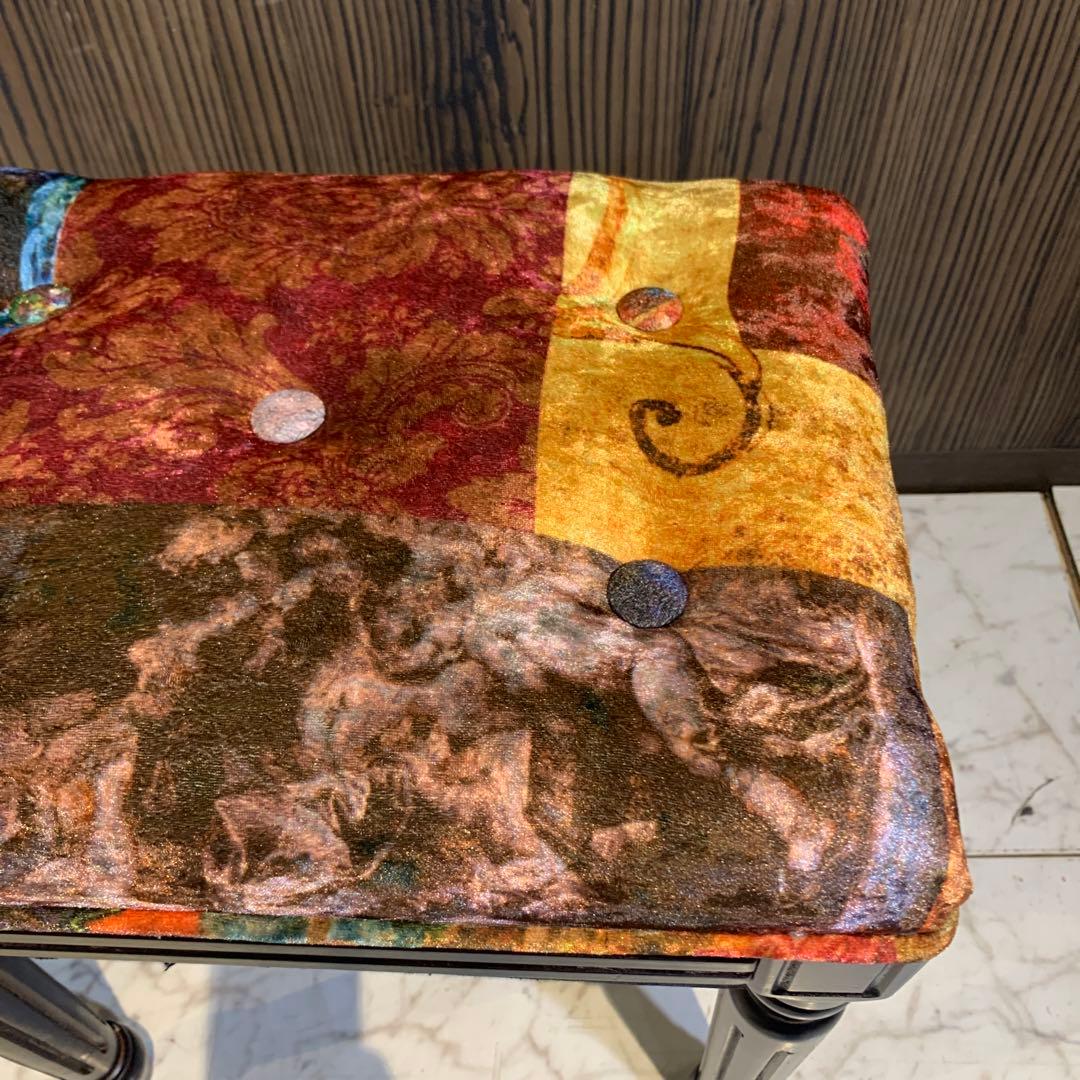 アンティーク　オットマン　スツール　②