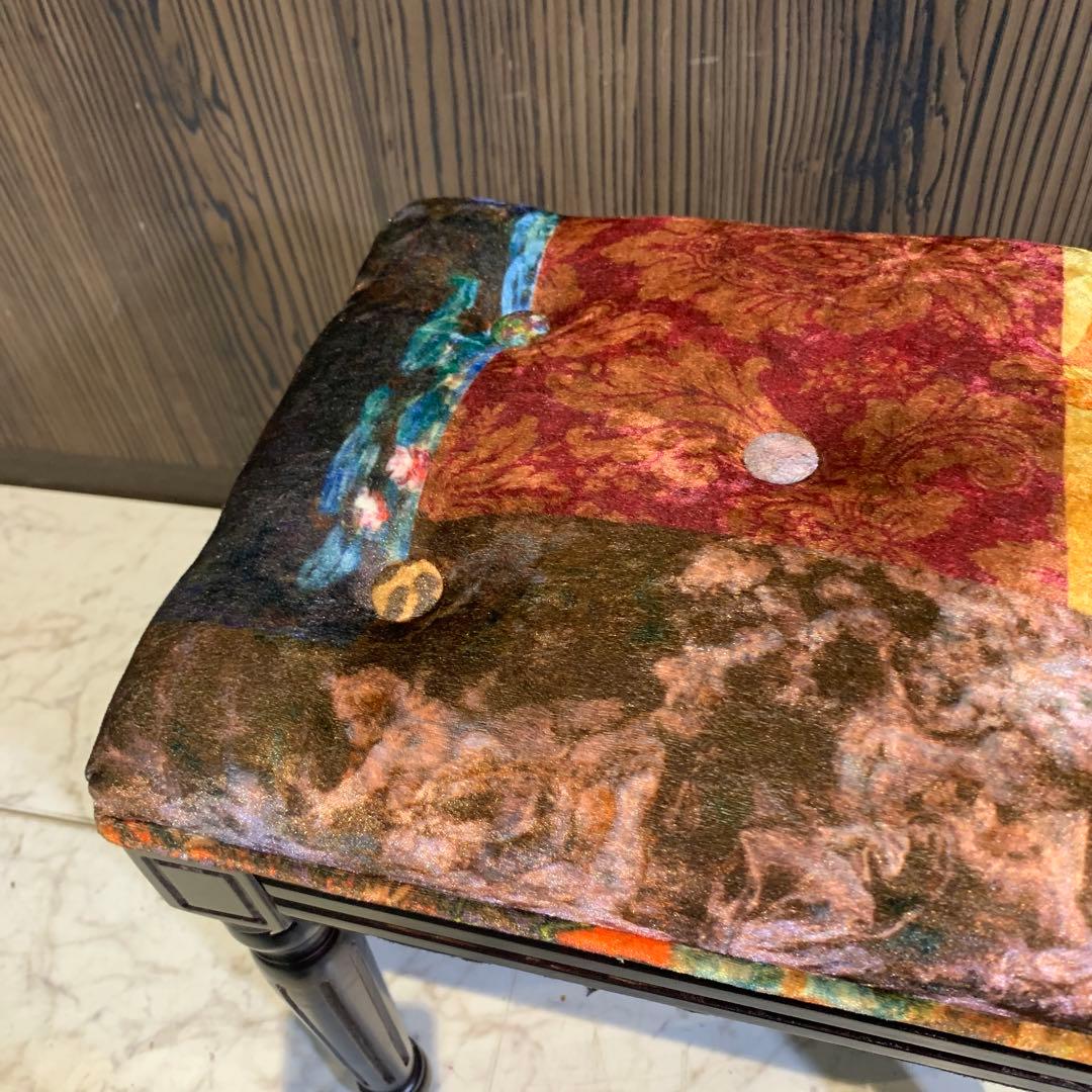 アンティーク　オットマン　スツール　②