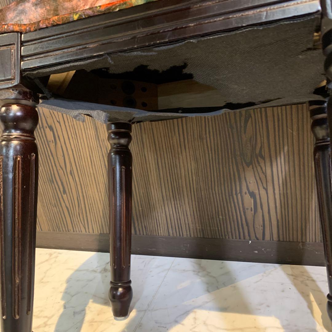 アンティーク　オットマン　スツール　②