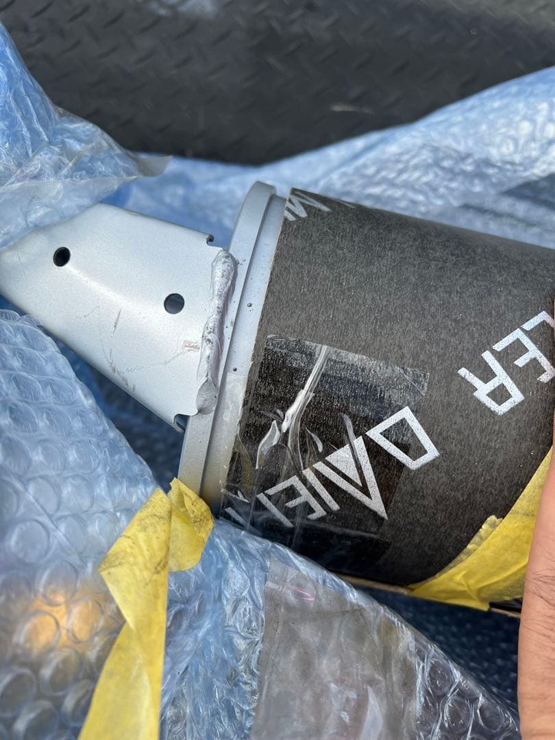 ダイハツ　ハイゼット用　車検対応　大栄テクノ 触媒一体型マフラー　ガスレボ付き