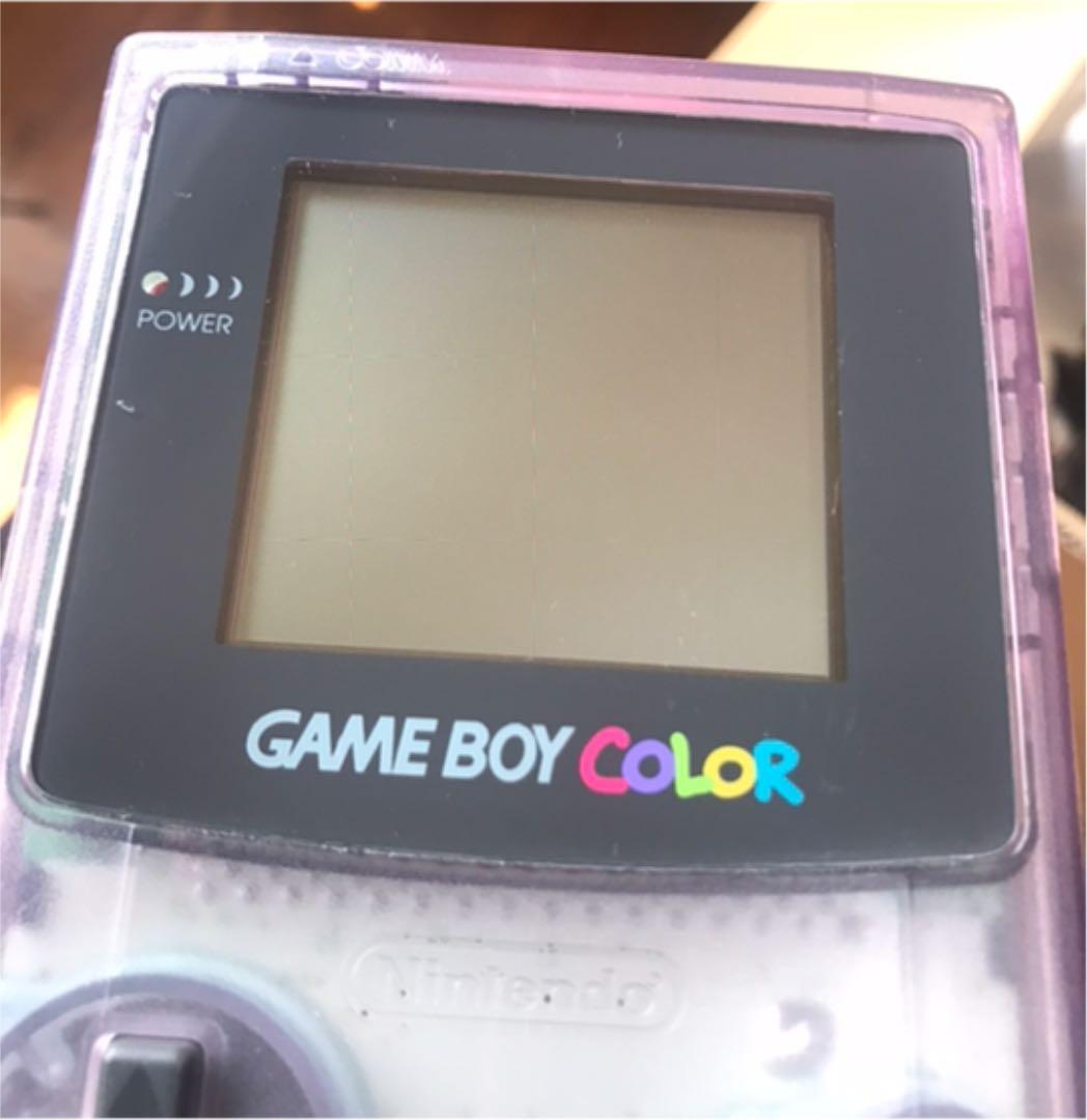 ゲームボーイカラー クリアパープル