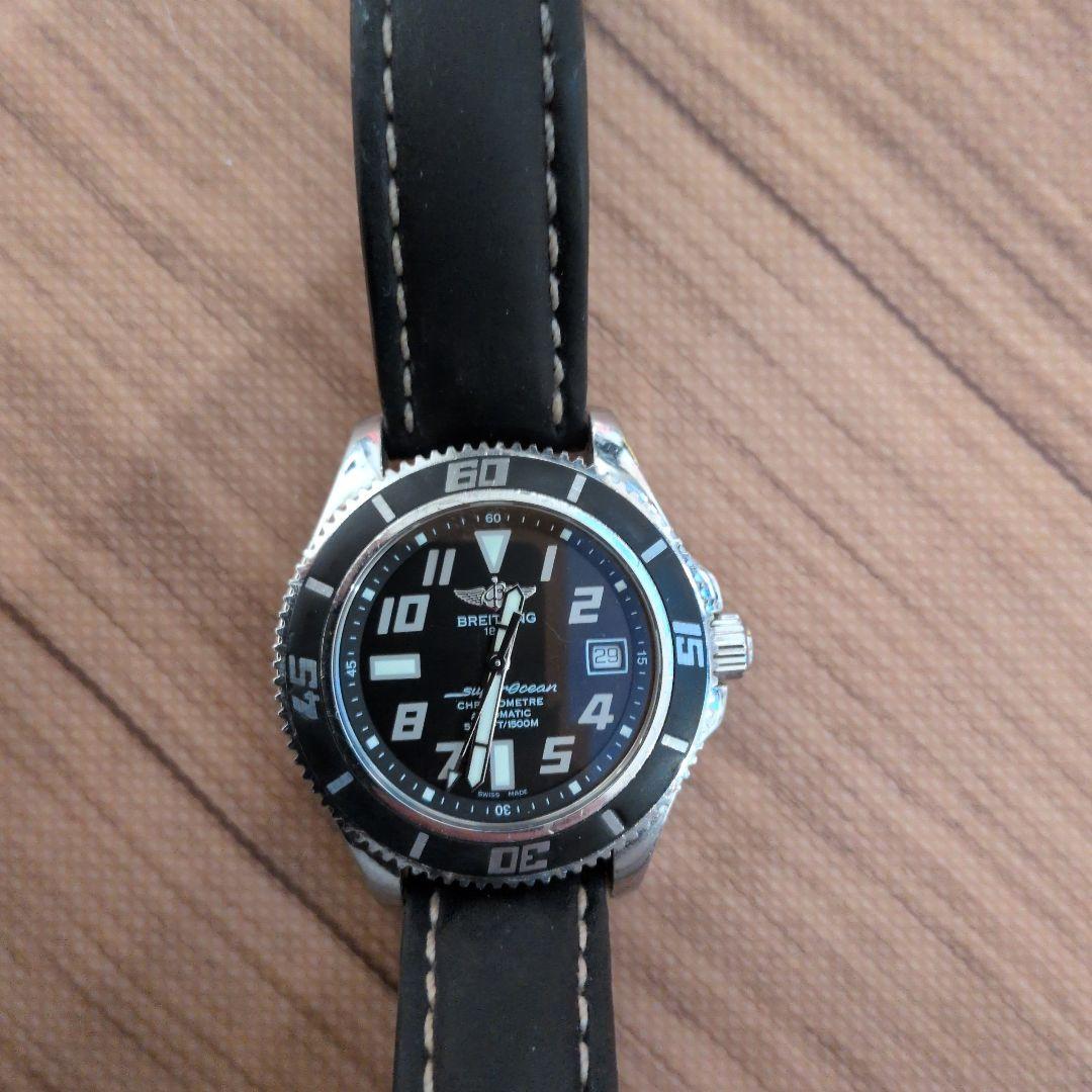 Breitling Superocean 自動巻き時計 黒