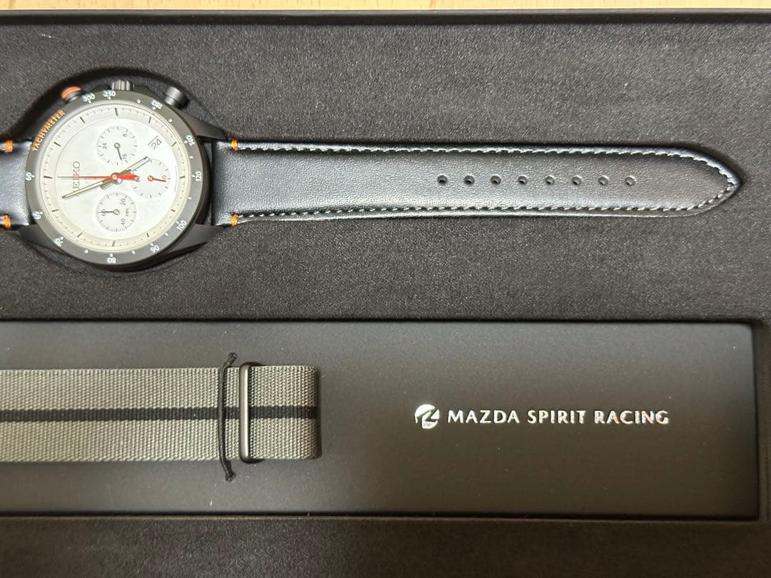 マツダ・スピリット・レーシング：クロノグラフウォッチ：SEIKOコラボ：新品美品