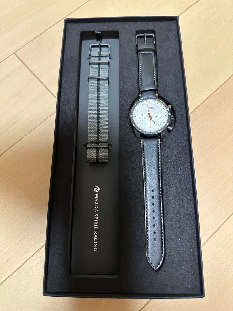 マツダ・スピリット・レーシング：クロノグラフウォッチ：SEIKOコラボ：新品美品