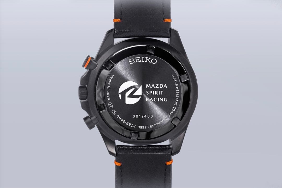マツダ・スピリット・レーシング：クロノグラフウォッチ：SEIKOコラボ：新品美品