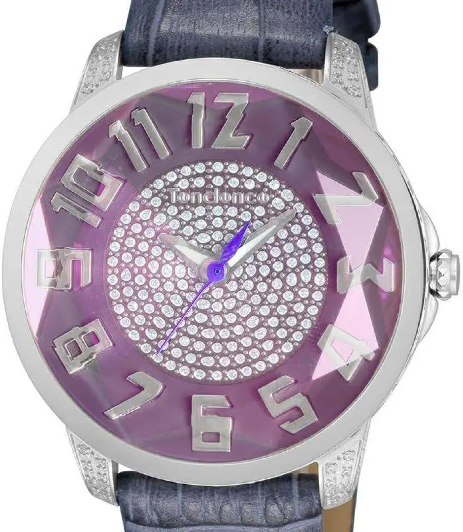 Tandance パープル 腕時計 クォーツ