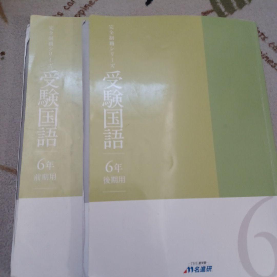 名進研　完全制覇シリーズ　受験社会*算数*国語*理科　6年生　教材17冊セット