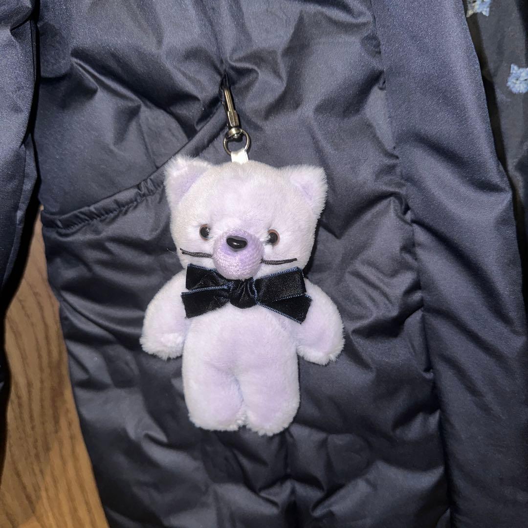 こ*ろ様 新品タグ付き　ANNA SUI mini 中綿ネコブルゾン　紺130-