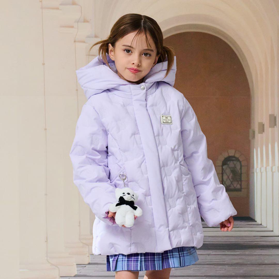 こ*ろ様 新品タグ付き　ANNA SUI mini 中綿ネコブルゾン　紺130-