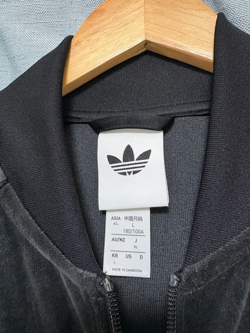 adidasアディダスVELOURベロア トラックジャケット2025 XL