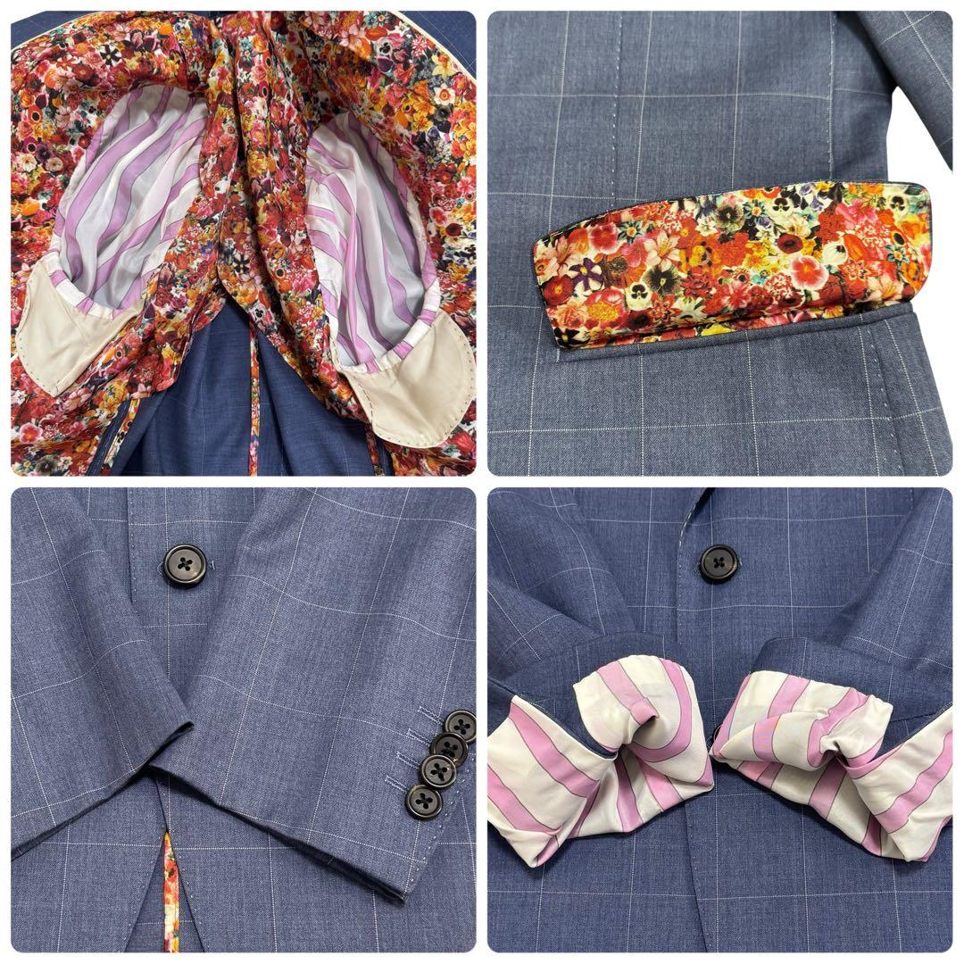 極美品✨ポールスミス スリーピース REDA SUPER 130'S 裏地 花柄