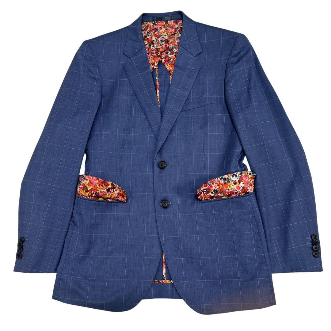 極美品✨ポールスミス スリーピース REDA SUPER 130'S 裏地 花柄