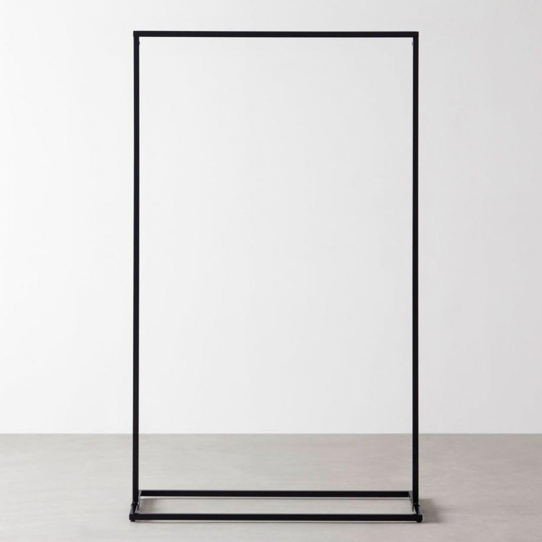 カナデモノKANADEMONO シンプル アイアン ハンガーラック 120cm幅