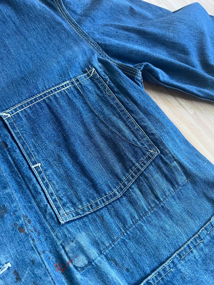 40sヴィンテージ 大戦期Free Land デニム カバーオール