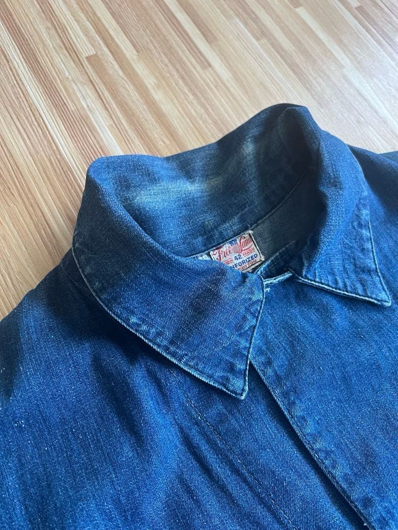 40sヴィンテージ 大戦期Free Land デニム カバーオール