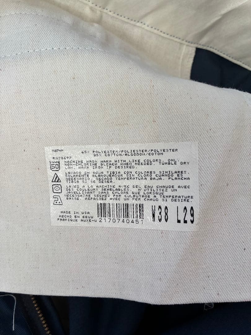 90s ディッキーズ 874 USA製　38×29 TALON ジップ