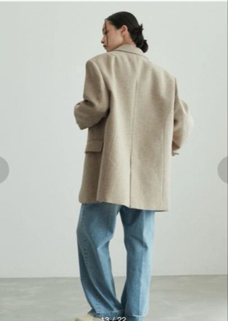 ADAM ET ROPE' FEMME ボンディングオーバージャケットコート