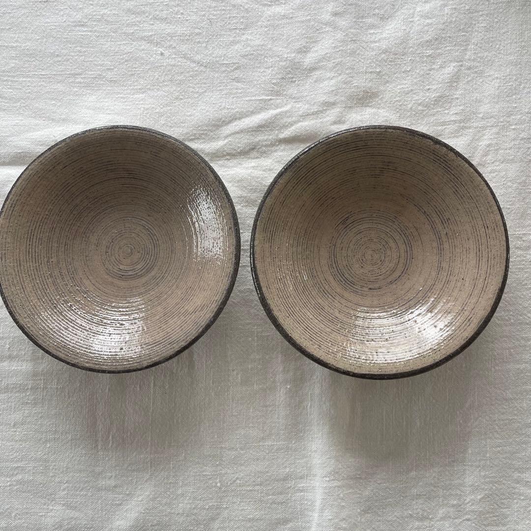 新品未使用‼️ 人気作家m小澤基晴さんの粉引皿2枚セット