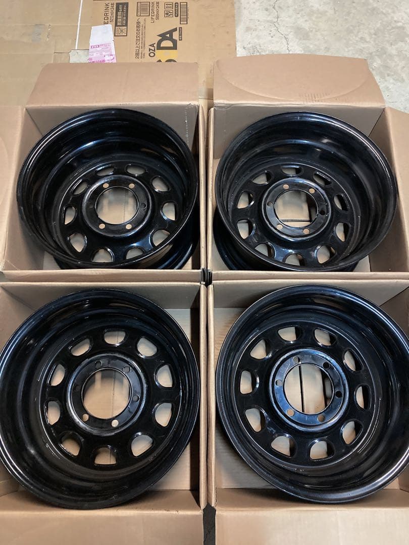 ®*O様 美品16×8J 6穴 139.7mm ET±0 DAYTONA デイト