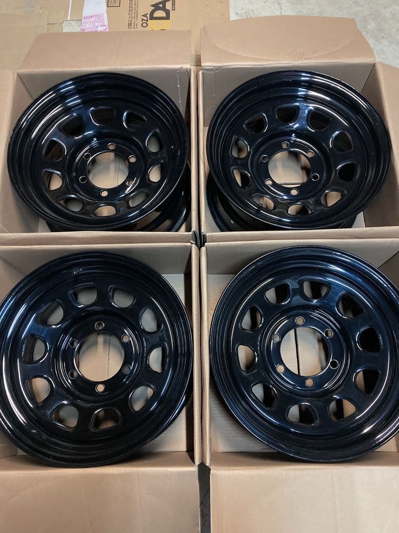 ®*O様 美品16×8J 6穴 139.7mm ET±0 DAYTONA デイト