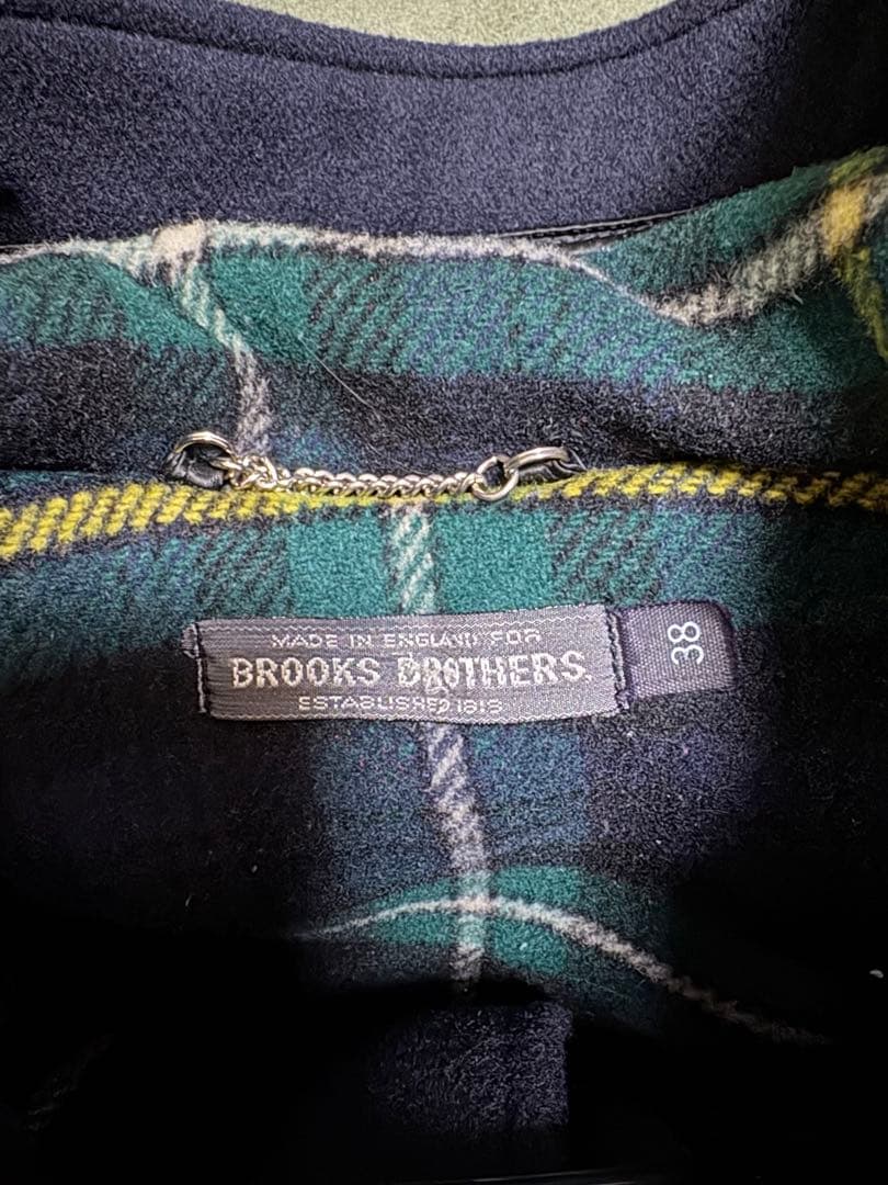 ブルックスブラザーズ ダッフルコート ネイビー80s〜90sヴィンテージ ウール