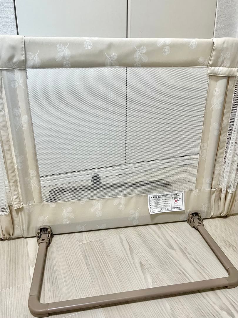 日本育児 おくだけとおせんぼ スマートワイド リーフ柄 ベビーゲート